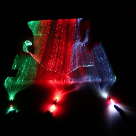 Fiber Optic Fabric - Black (40x75 cm)